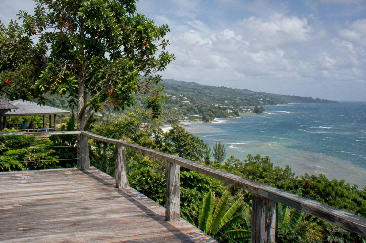 Blue Hole and Dunn’s River Falls Tour with Lunch and Cocktails at Reggae Hill